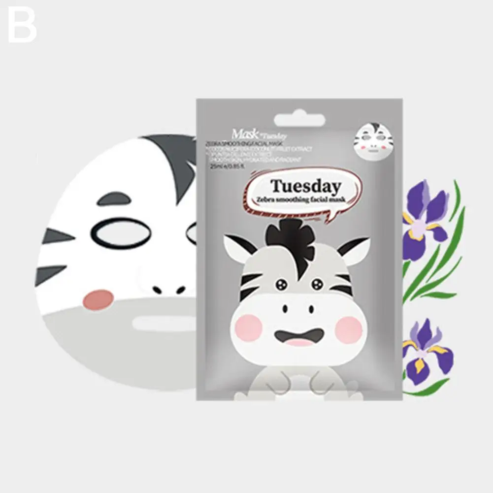 Cute Cartoon Facial Mask Moisturizing Hydrating Mask Deep Moisturizing Tender Skin Mask Dog Panda Pig Animal Mask Skin Care - Image 11