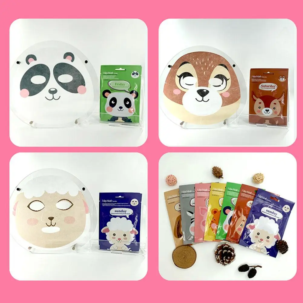 Cute Cartoon Facial Mask Moisturizing Hydrating Mask Deep Moisturizing Tender Skin Mask Dog Panda Pig Animal Mask Skin Care - Image 7