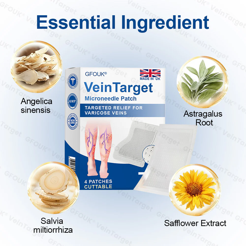 🇬🇧💙👨‍⚕️✅GFOUK® VeinTarget Microneedle Patch⚡Instant Relief, Long-Term Results - Image 9