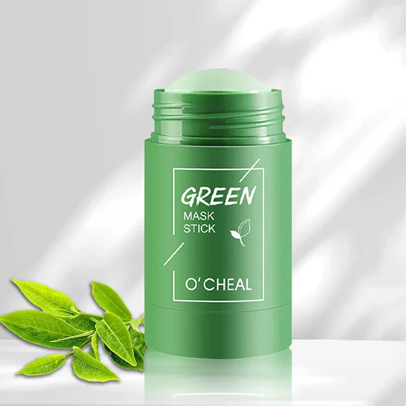 Solid facial mask Stick Green Tea Honey Peach Cleaning Pore Moisturizing Long Charcoal Eggplant Mud Film - Image 10