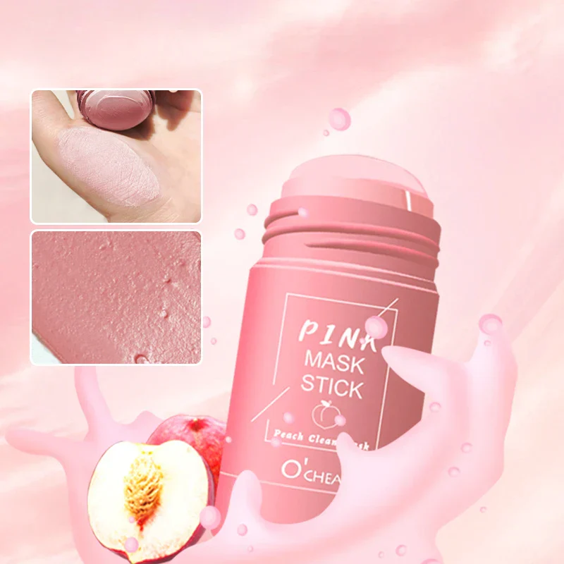 Solid facial mask Stick Green Tea Honey Peach Cleaning Pore Moisturizing Long Charcoal Eggplant Mud Film - Image 3