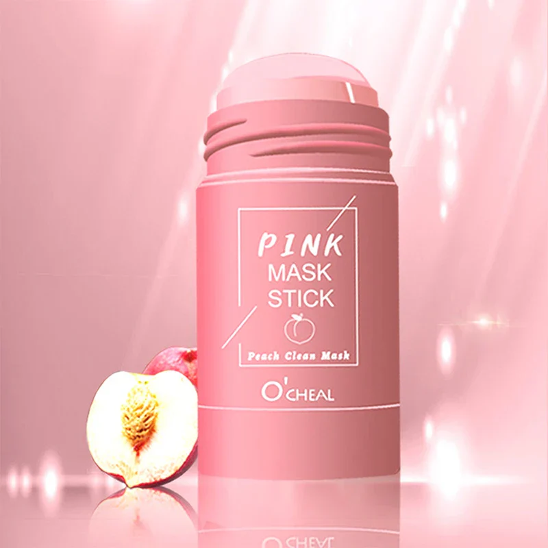 Solid facial mask Stick Green Tea Honey Peach Cleaning Pore Moisturizing Long Charcoal Eggplant Mud Film - Image 8